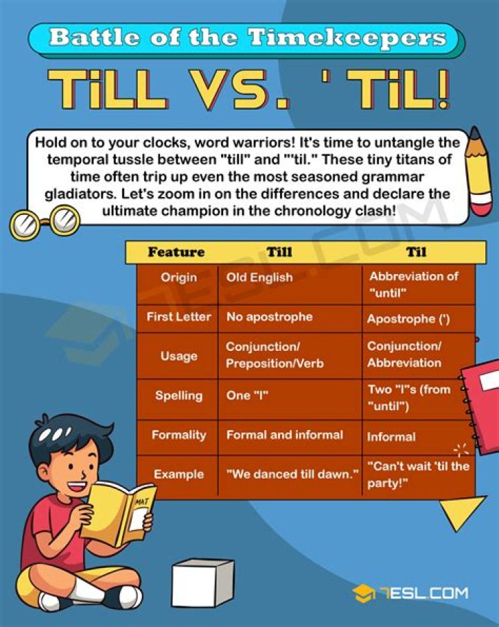 Which is correct till or til?