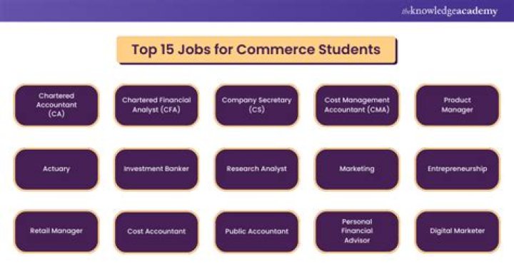 Which job is suitable for B Com?