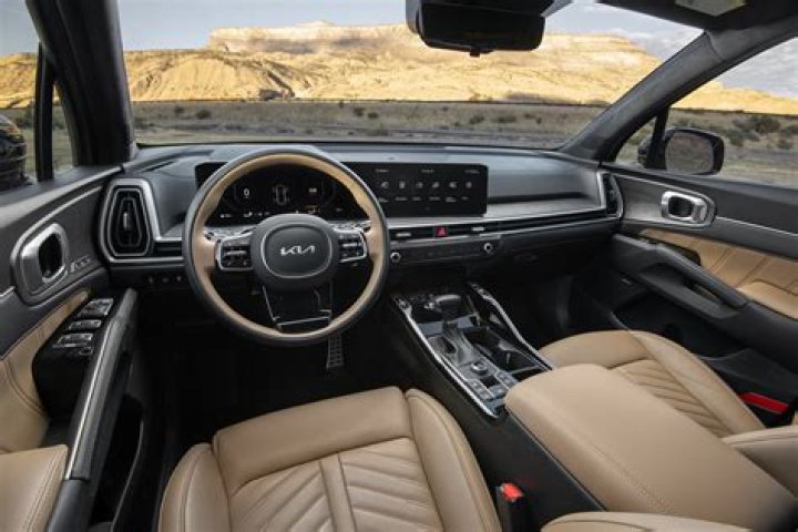 Which Kia Sorento model has a sunroof?