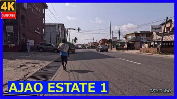 Which local government is Ajao estate?