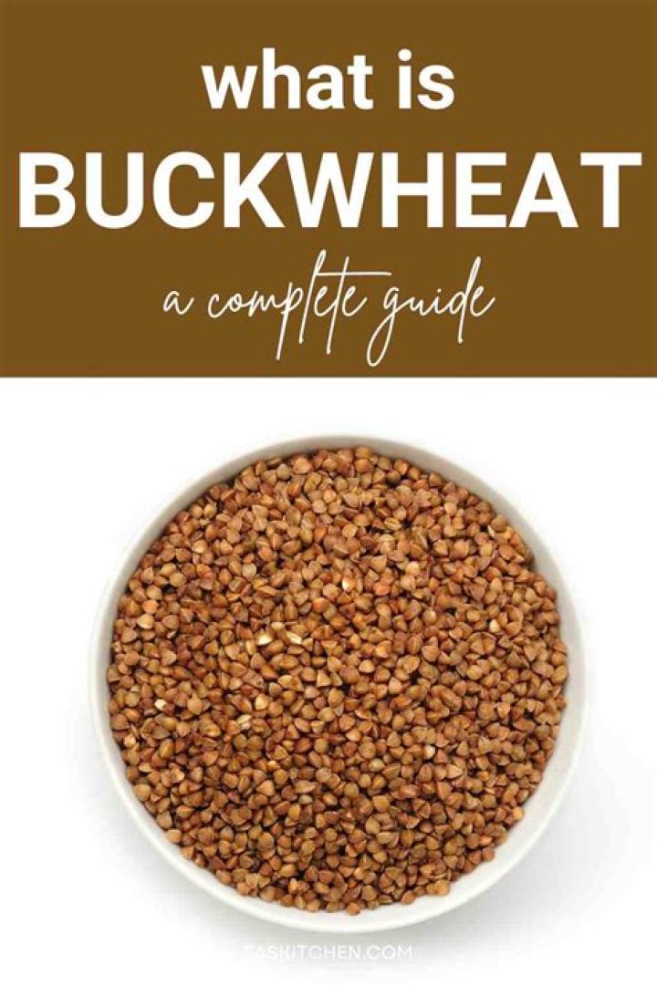 Which millet is buckwheat?