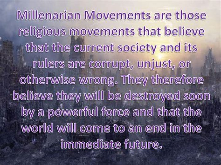 Which nation experienced the first millenarian movement?