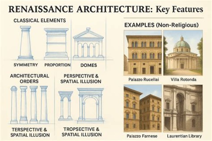 Which of the following is a characteristic of Renaissance architecture in France?
