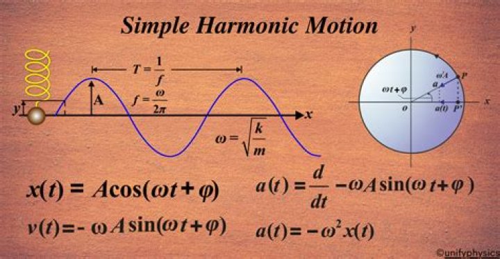 Which of the following is an example of a simple harmonic motion?