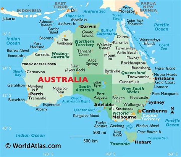 Which part of Australia is Adelaide in?