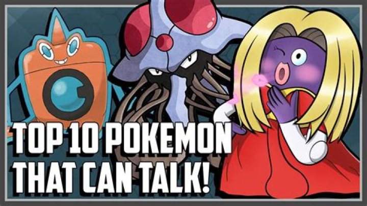 Which Pokemon can actually talk?