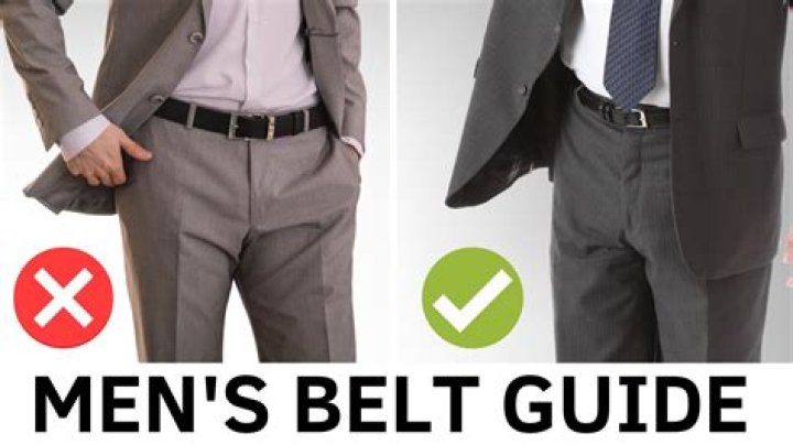 Which side does a man's belt go?