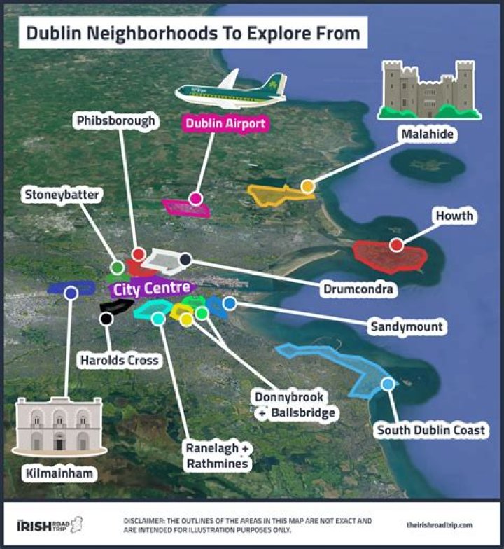 Which side of Dublin is rich?