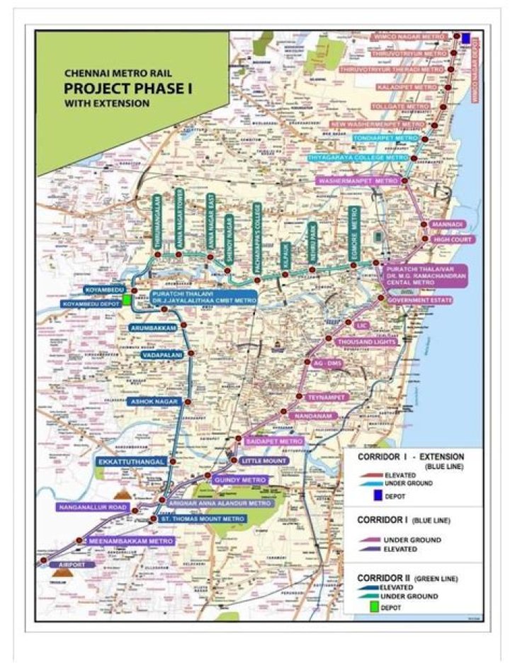 Which train is going to Chennai?
