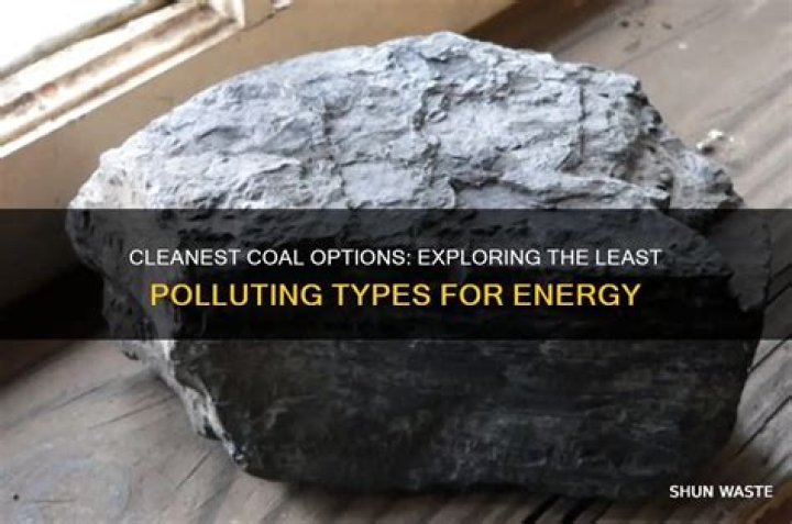 Which type of coal produces the least air pollution?