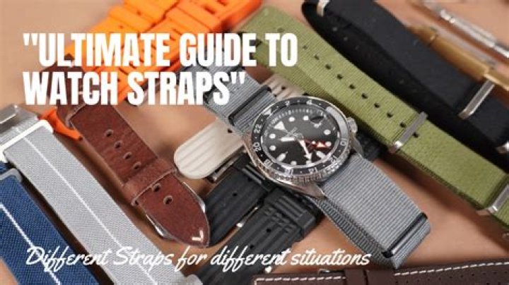Which way do watch straps go?