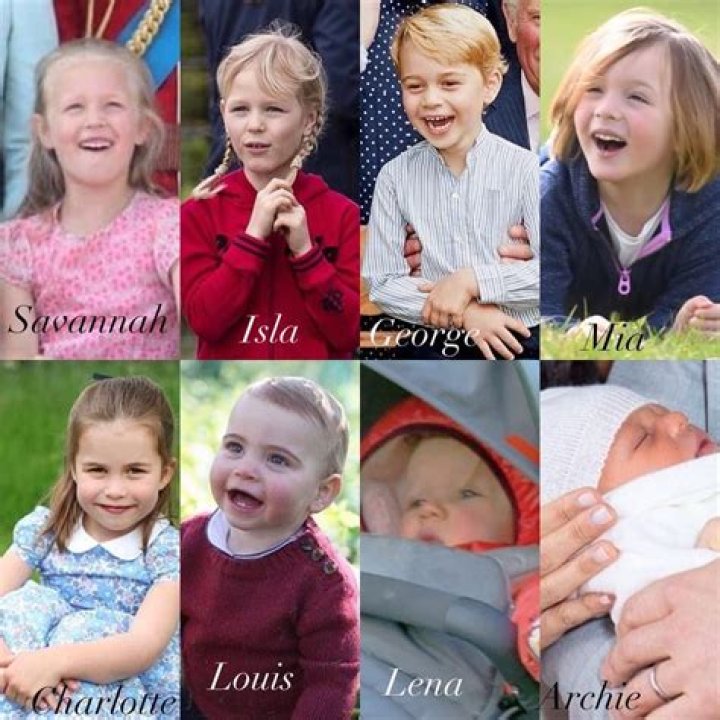 Who are the queens 8 great grandchildren?