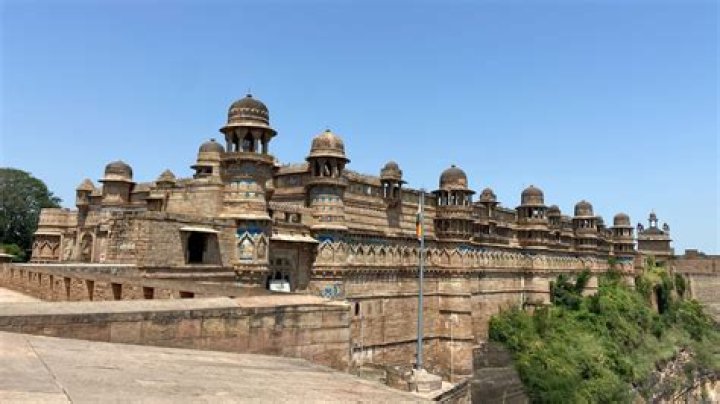 Who built the first European fort in India?