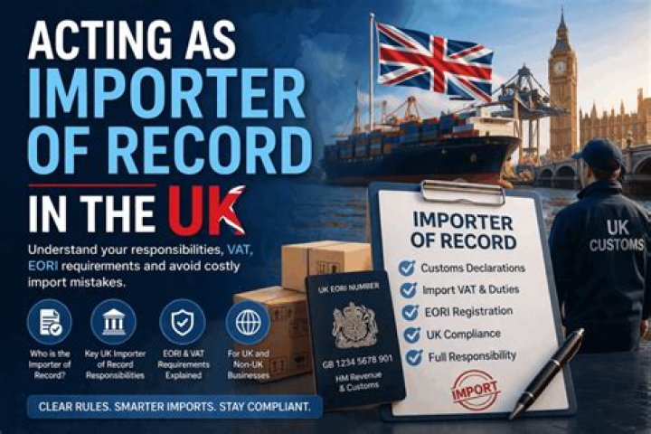 Who can be the importer of record UK?