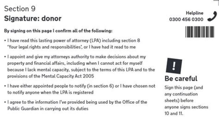Who can witness a signature on a lasting power of attorney?