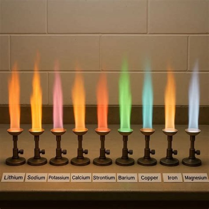 Who created the flame test?