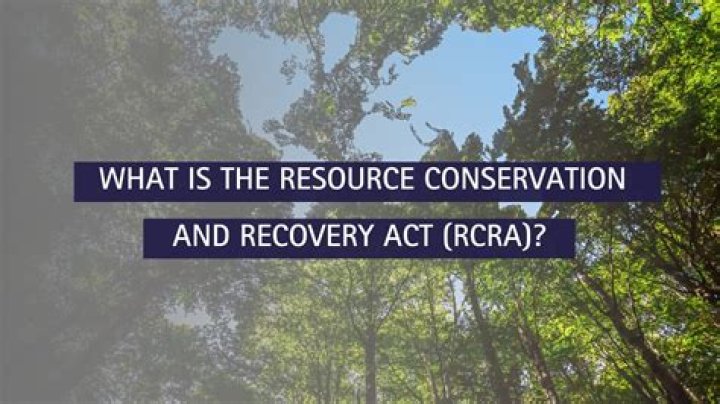 Who enforces the Resource Conservation and Recovery Act?