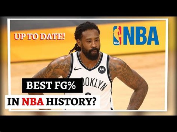 Who has the best FG percentage in NBA history?