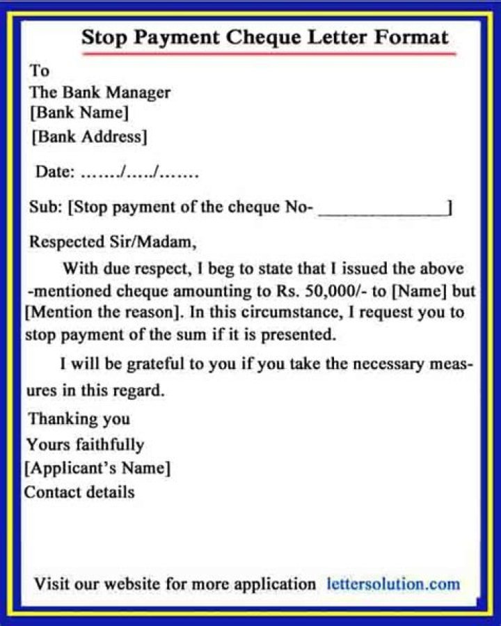 Who has the right to countermand the Cheque?