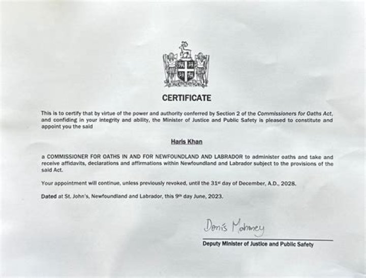 Who is a Commissioner of Oaths in Australia?