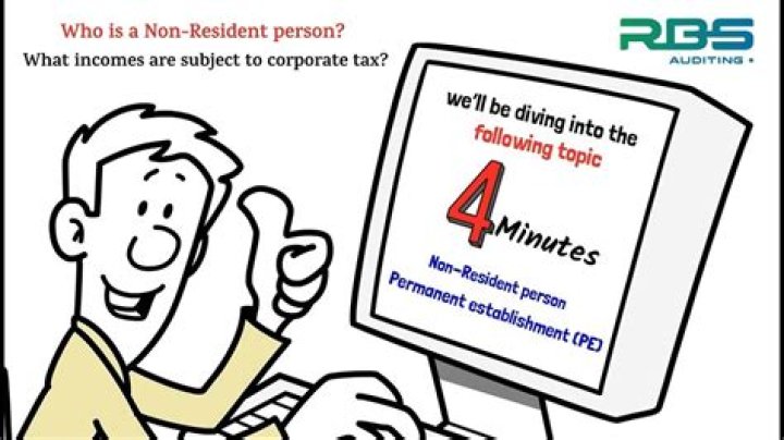Who is a non resident person?