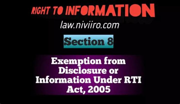 Who is exempted from providing information under RTI?