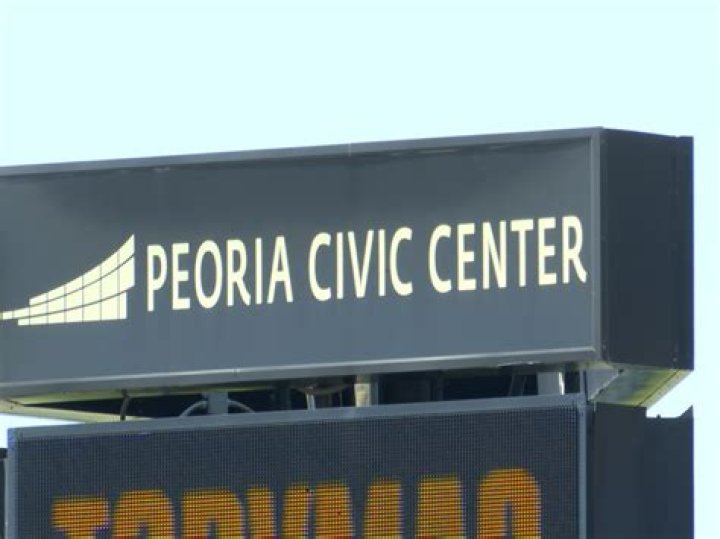Who is playing at the Peoria Civic Center tonight?