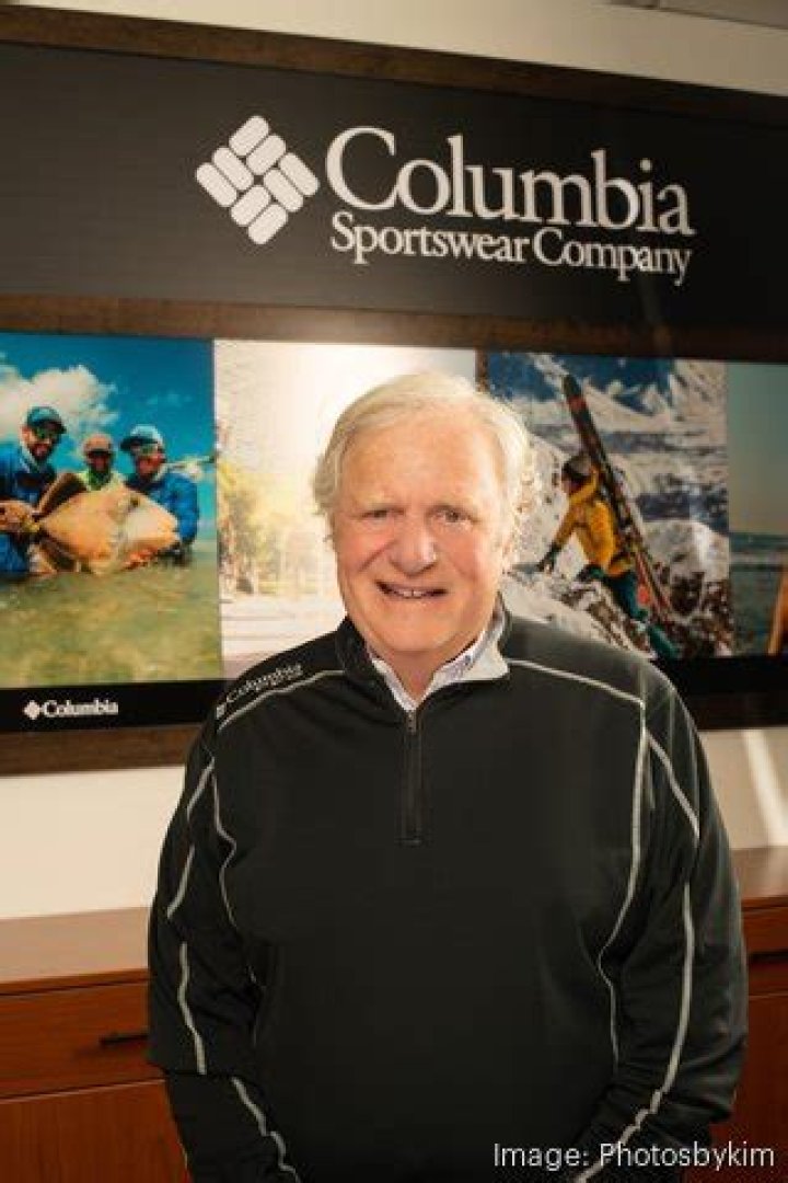 Who is the CEO of Columbia Sportswear?