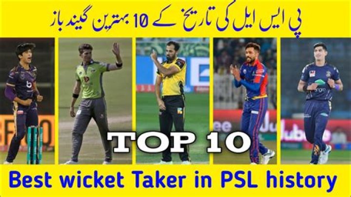 Who is the highest wicket taker in PSL 2019?