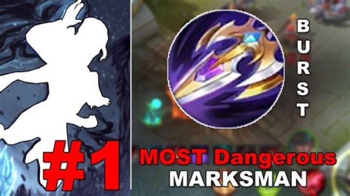Who is the most dangerous marksman in mobile legends?