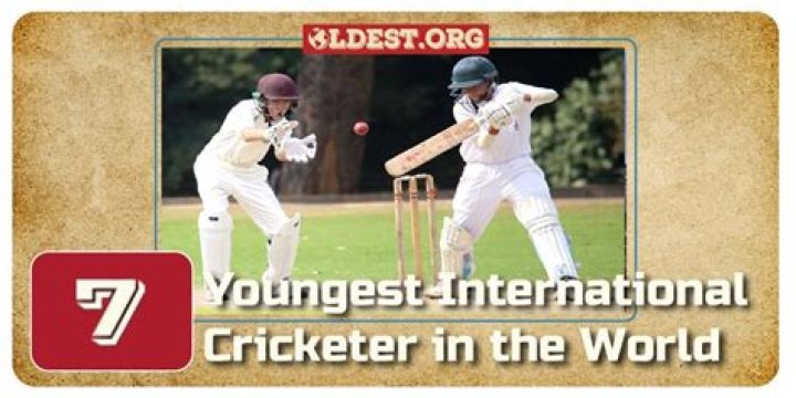 Who is the youngest cricketer in the world?