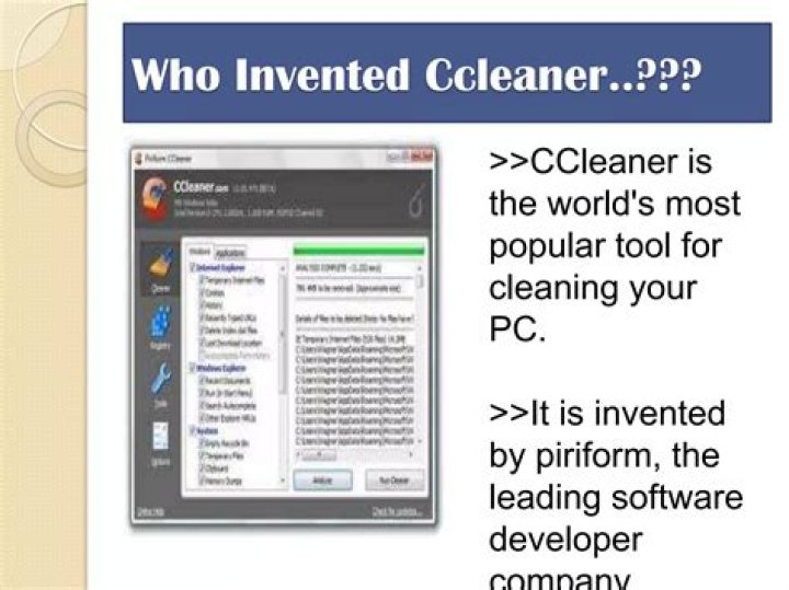 Who makes CCleaner?