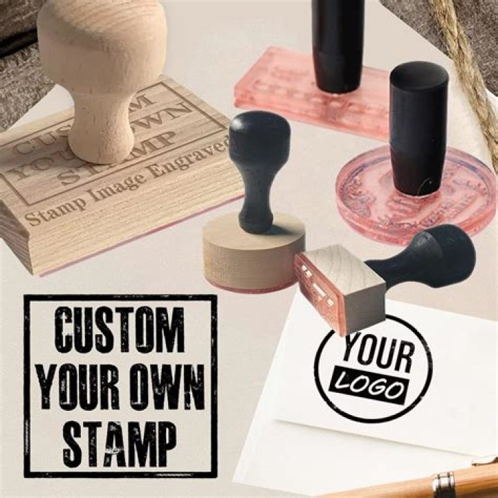 Who makes custom rubber stamps?