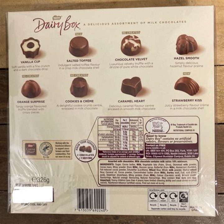 Who makes Dairy Box chocolates?