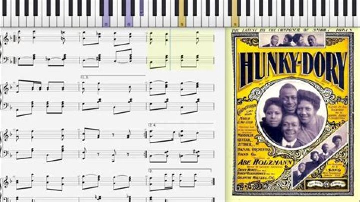 Who played piano on hunky dory?