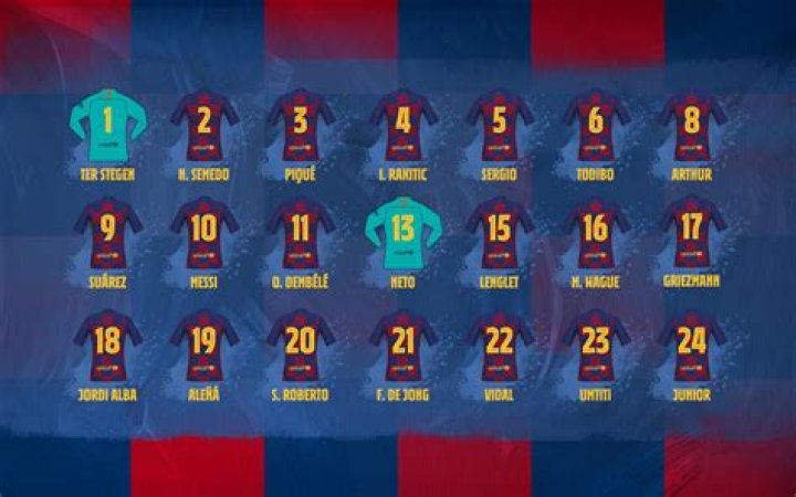 Who was number 7 in Barcelona?