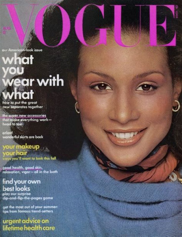 Who was the first African American model?