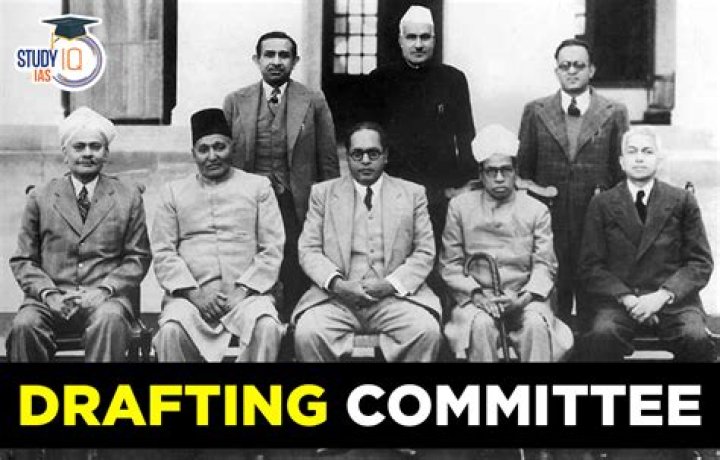 Who was the president of the Drafting Committee of Indian Constitution?