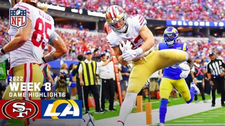Who won the football game last night between the Rams and the 49ers?