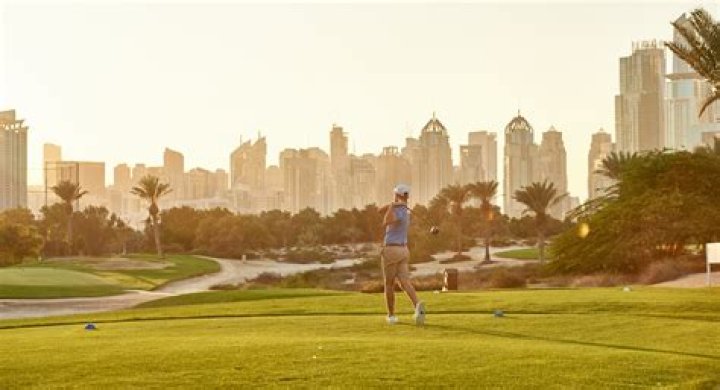 Who won the Ladies Golf in Dubai?