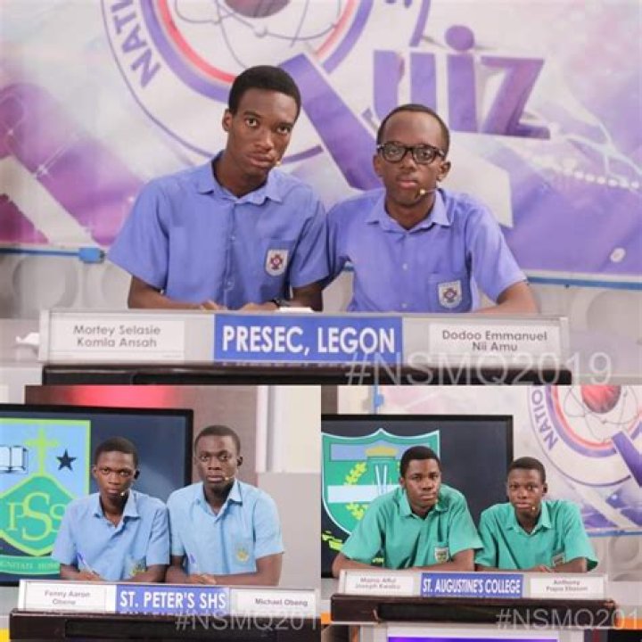 Who won the Science and Maths Quiz 2019?