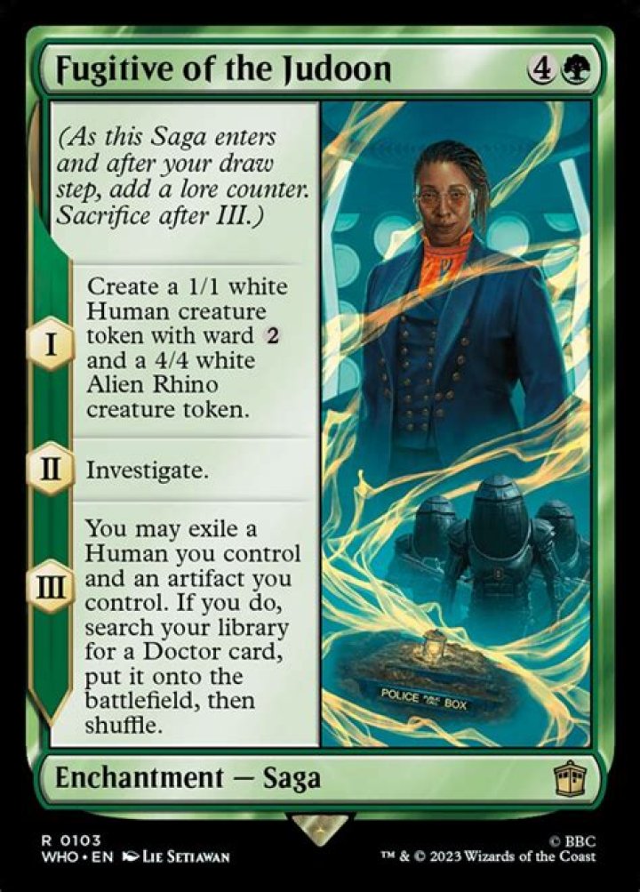 Who wrote fugitive of the judoon?