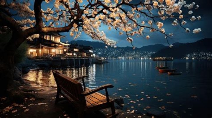 Why are lakes calm at night?