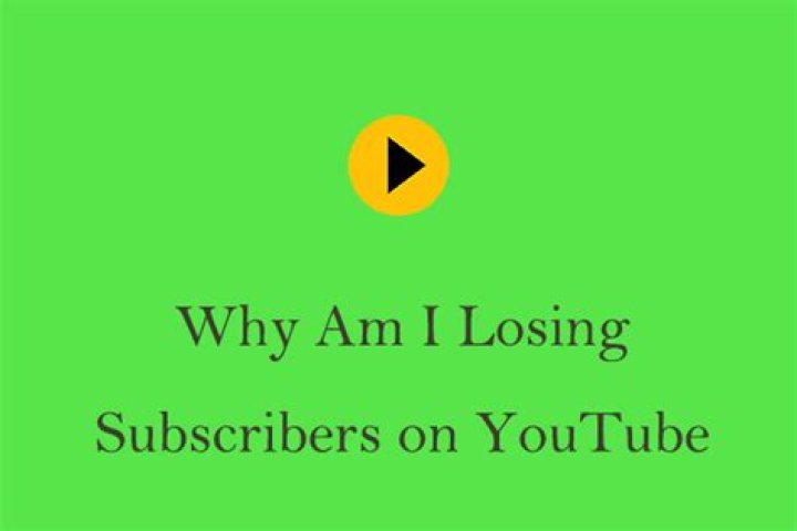 Why are YouTubers losing subscribers?