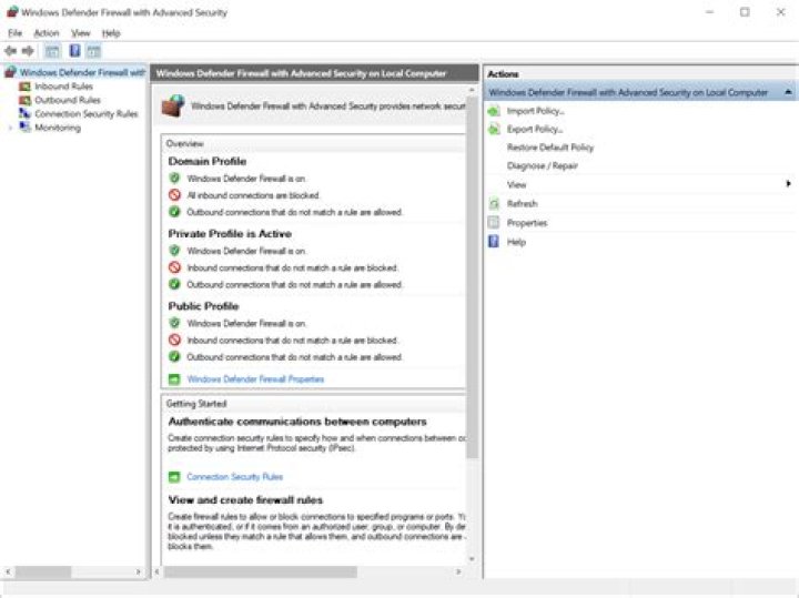 Why can't I change my firewall settings?