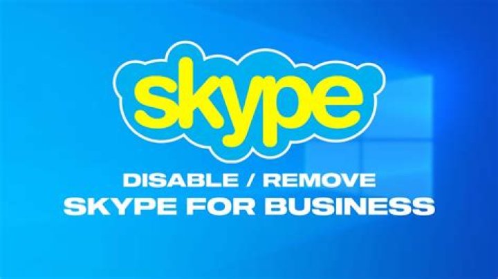 Why can't I delete Skype for business?