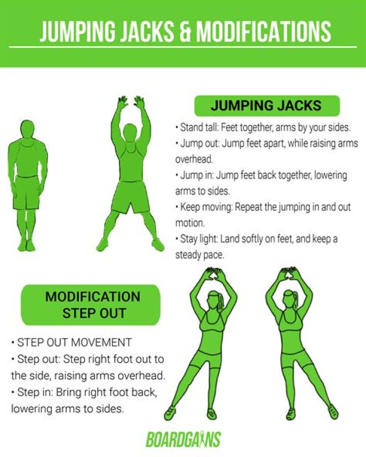 Why can't I do jumping jacks?
