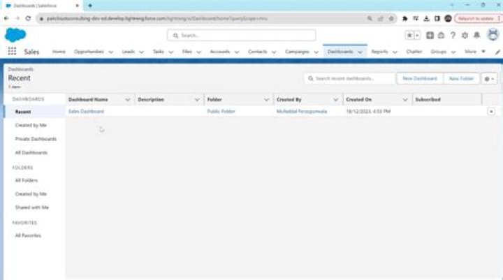 Why can't I edit a dashboard in Salesforce?