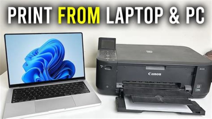 Why can't I get my printer to print from my laptop?