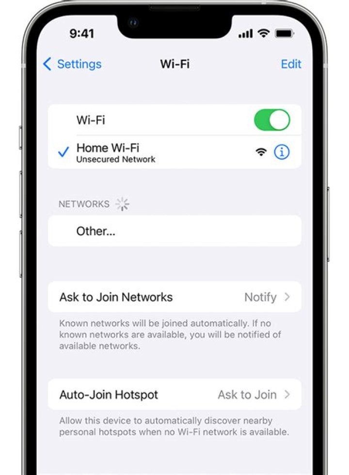 Why can't I slide the WIFI button on my iPhone?